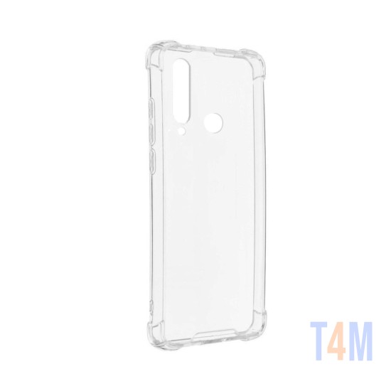 Capa de Silicone com Cantos Dura para Huawei Y7p Transparente